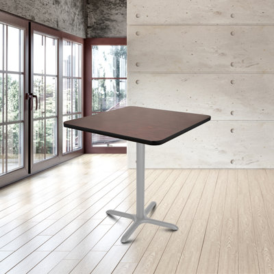Bennet 36 Inch Square Café Table Star Base