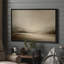 Art mural sur toile encadrée - Paysage minimaliste de la vallée brumeuse dans des tons de beige et de gris doux - 16 po x 24 po, 24 po x 36 po-130480675-130480684