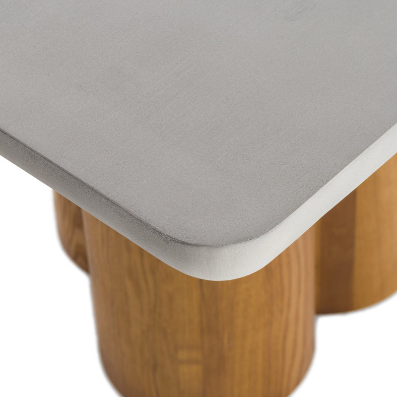 Table de salle à manger à double piédestal 71 po Stoyko