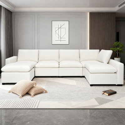 Canapé modulaire en tissu d'ameublement Cloud