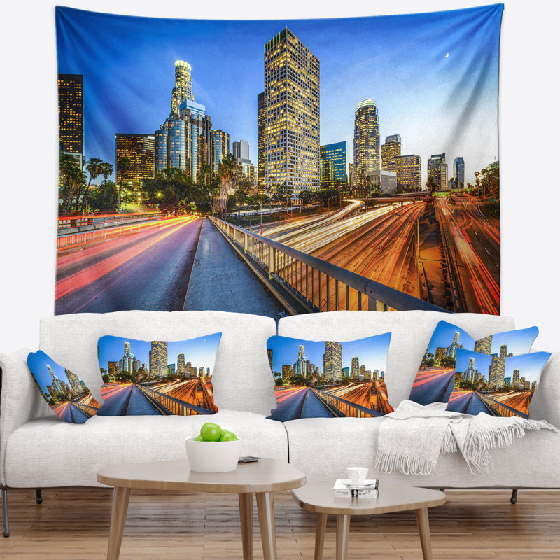 Tapisserie Cityscape, H 50 po x l 60 po