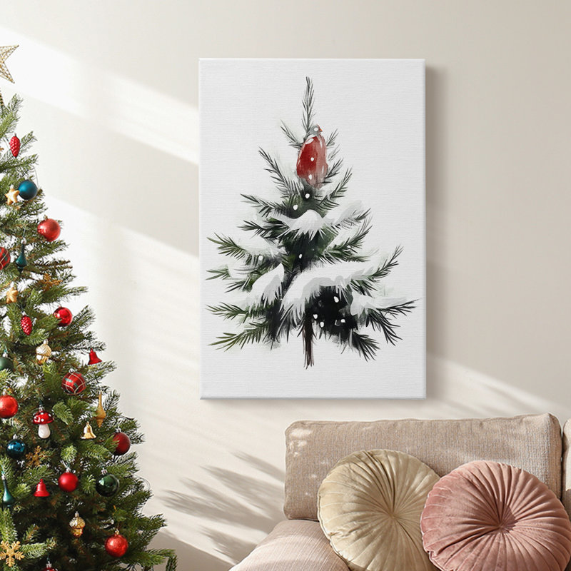 Art des Fêtes de Noël - Toile tendue avec châssis de la galerie, H 48 po x l 32 po