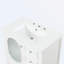 Meuble-lavabo avec lavabo, trois tiroirs et porte vitrée-108295421
