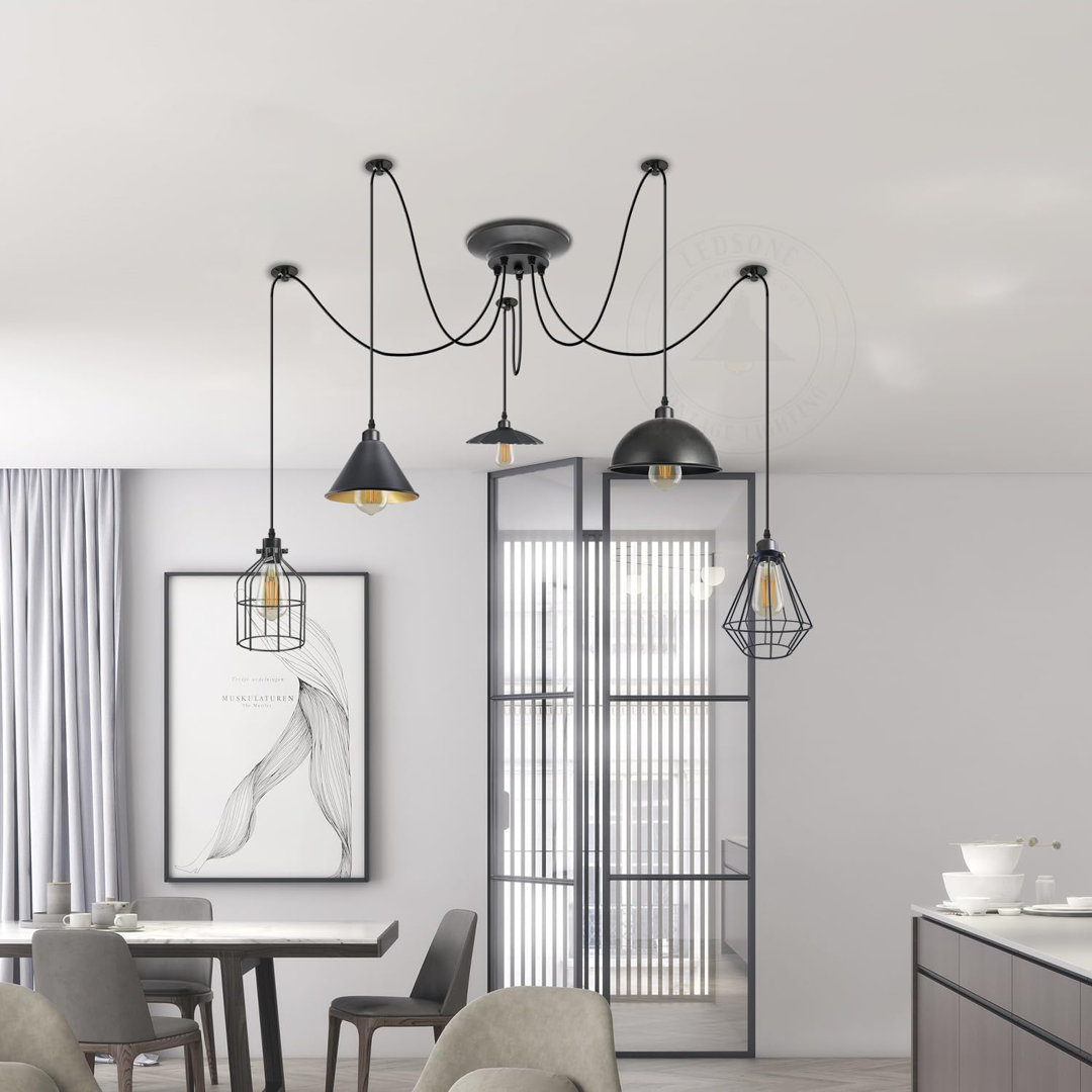 5 - Light Black Novelty Pendant