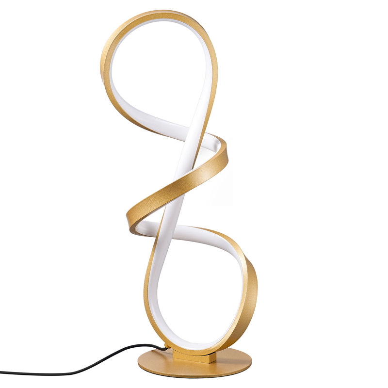 Brecklyn Metal Novelty Lamp, Gold