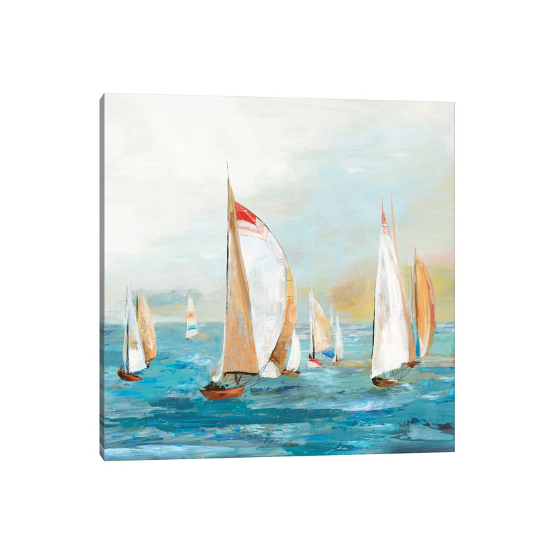 Sleepless by Allison Pearce - Wrapped Canvas Painting, 45.72 cm H x 45.72 cm W x 1.91 cm D