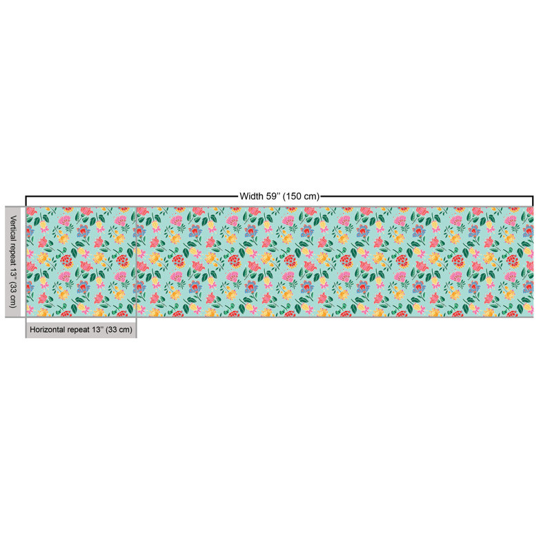 Charessa Pansy Spring Flower Multi-Purpose Fabric