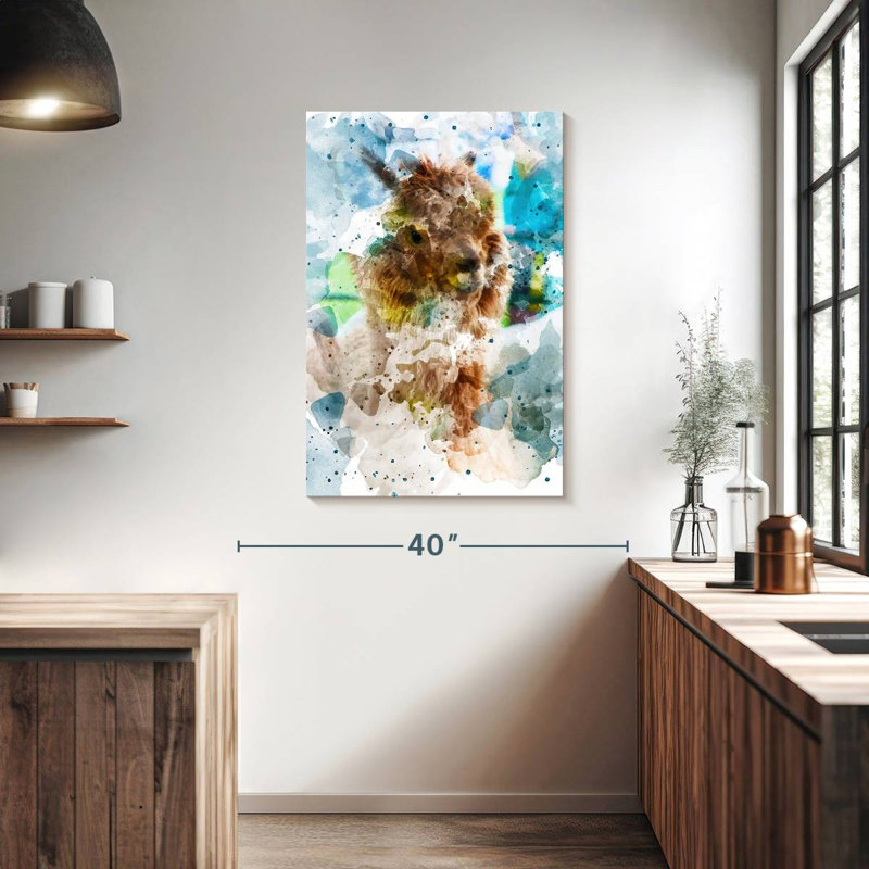 Brampt Alpaca Grin, 39" H x 26" W