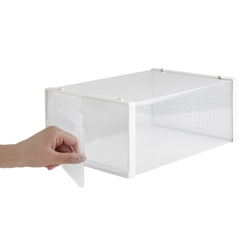 Boîte de rangement en plastique pour chaussures