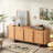 Solid Wood Dining Sideboard-122782408