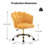 Izdyhaar Velvet Swivel Task Chair with Tufted Back-1617736438