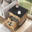 Table de chevet multifonctionnelle à 3 tiroirs pour la chambre à coucher