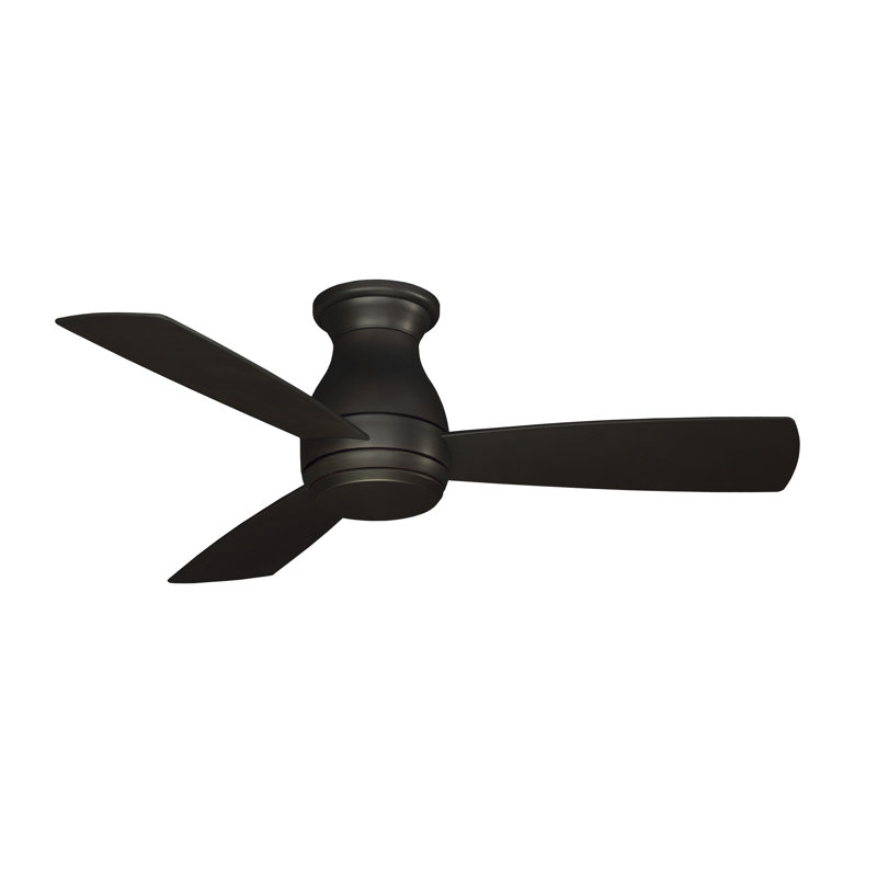 Ventilateur de plafond encastré intérieur / extérieur de 44 pouces avec ensemble d'éclairage DEL et télécommande Hugh