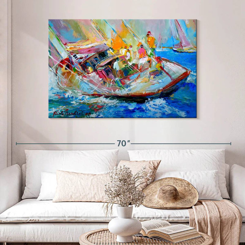 Mehar Sail, 32" H x 48" W