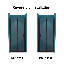 Porte de douche pliante sans cadre 34 x 35 3/8 "x H 72", argent-91358068
