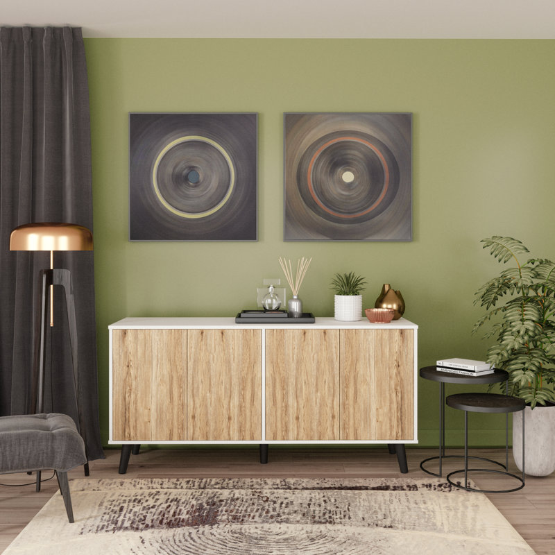 Buffet Tremolo 55 "nouveau et amélioré, Blanc / Naturel