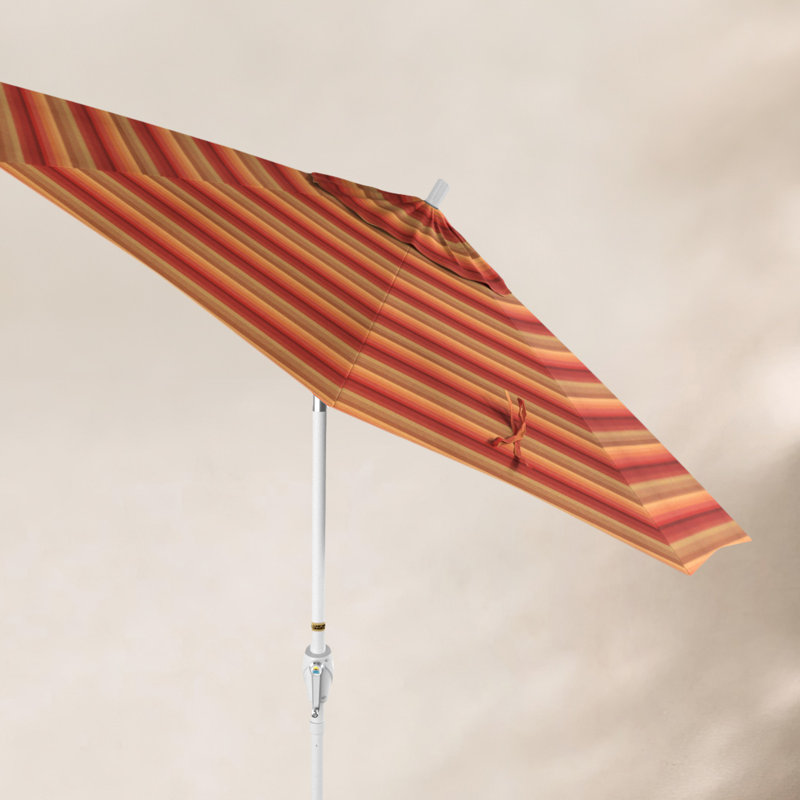 Parasol de marché 7,5', Sunbrella®, Blanc, Coucher de soleil Astoria Sunbrella®