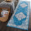 Tapis oriental bleu / ivoire Burnie