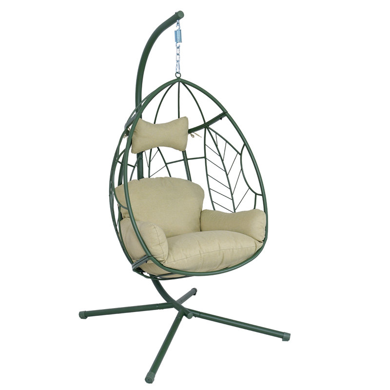 Fauteuil à œufs avec cadre en acier