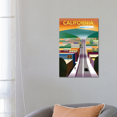California Street - Wrapped Canvas Painting