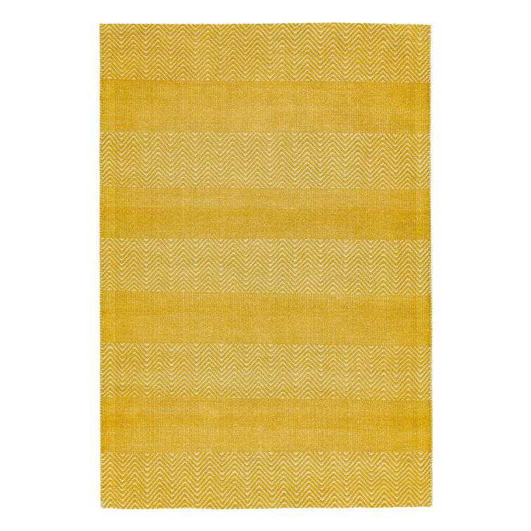 Marcela Jute/Cotton Flatweave Yellow Rug