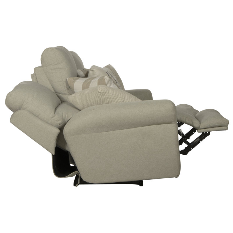 Canapé inclinable Aneeta, Beige, Manuel