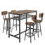 Ensemble de table de bar 5 pièces à hauteur de comptoir 5 pièces