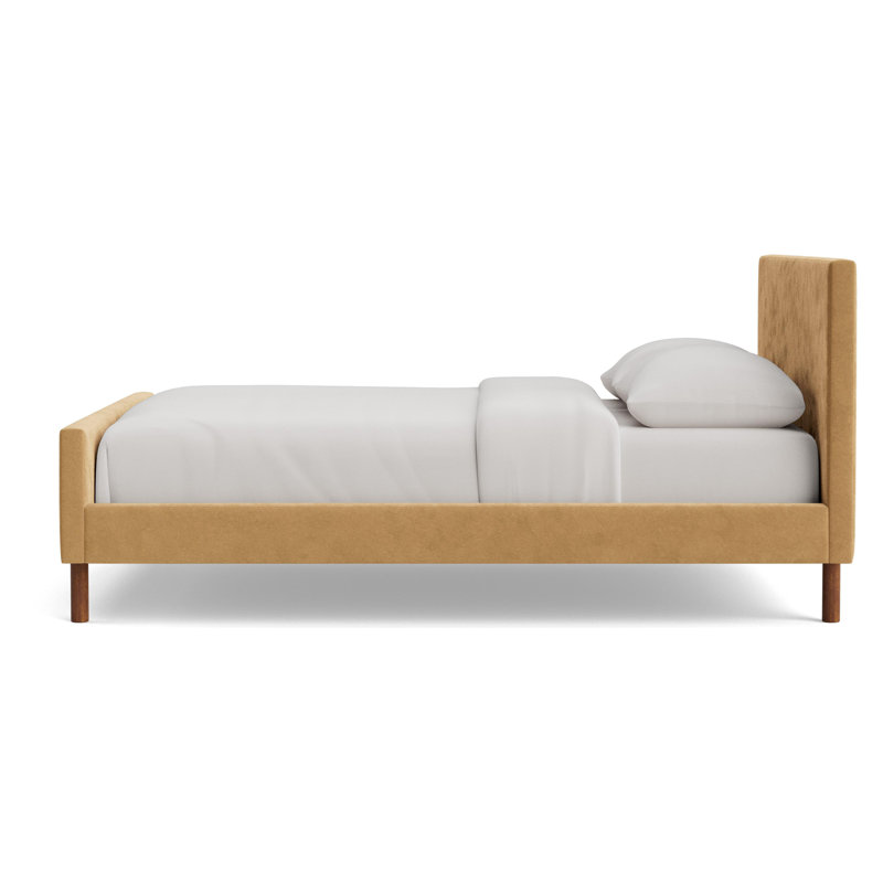 Skinny Fat Bed, Full / Double, Performance Velvet - Nutmeg