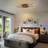 Dimmable LED Wood Flush Mount Ceiling Light