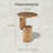 Modern Small Drink End Table With Geometric Base