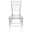Chaise Chiavari non assemblée en résine transparente, 4 chaises par Chivari