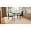 Glass Top Metal Base Dining Table