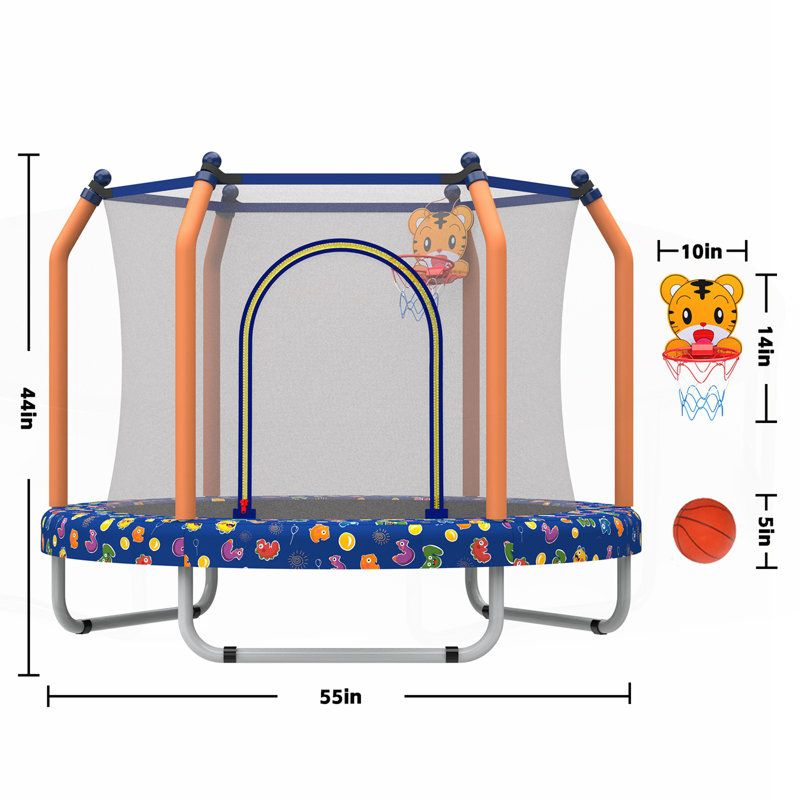 Versatile Trampoline for Kids with Safety Features and Bouncing Fun