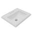 Lavabo de salle de bain rectangulaire en porcelaine vitrifiée de 23 po Karran Valera