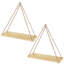 Ariadnne Triangle Pine Solid Wood Floating Shelf-1712638410-1712638411