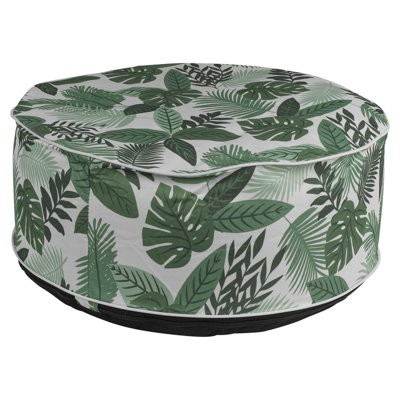 Upholstered Outdoor Ottoman with Sunbrella® Cushion