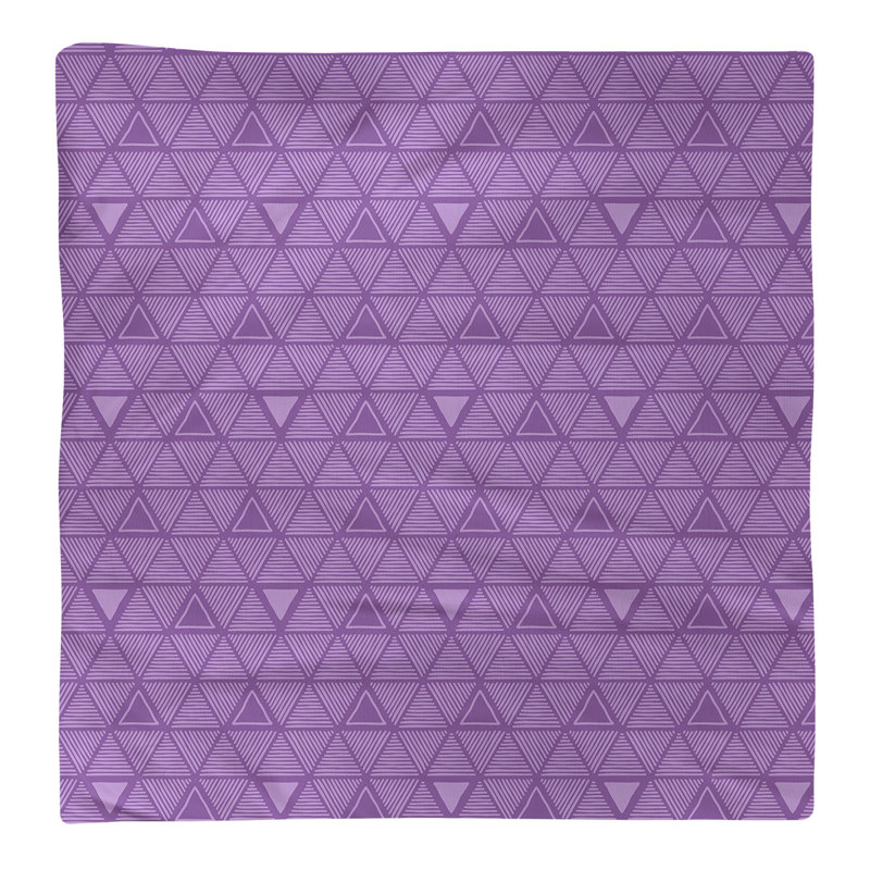 Jordao Cotton Abstract Square Napkin, 0.1" H x 10" W x 10" D, Orchid