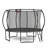12Ft Trampoline Pumpkin- Ladder-Black Red