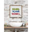 Hang Up Your Towel - Single Picture Frame Print-1693968902