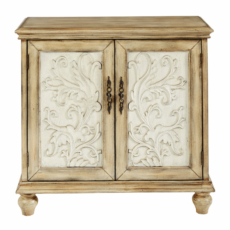 Accent Cabinet, 2-Door Cabinet For Living Room, Bedroom And Kitchen, Accent Storage Cabinet For Indoor