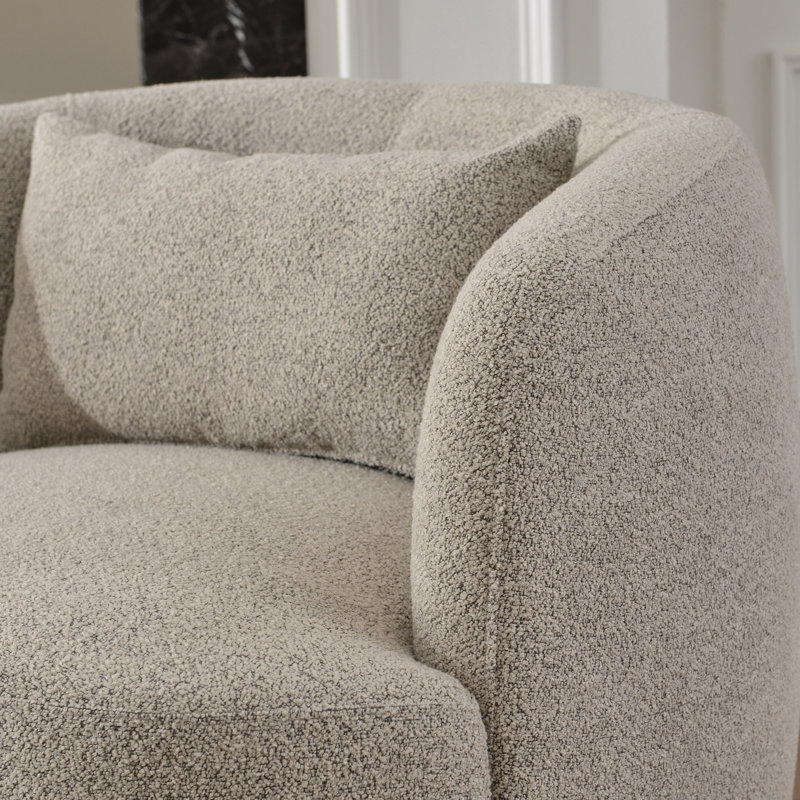 Ensemble de salon 2 pièces Cherity Boucle, Taupe
