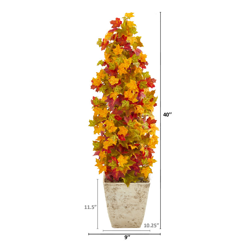 Arbre d’érable artificiel 40" dans un pot de fleurs