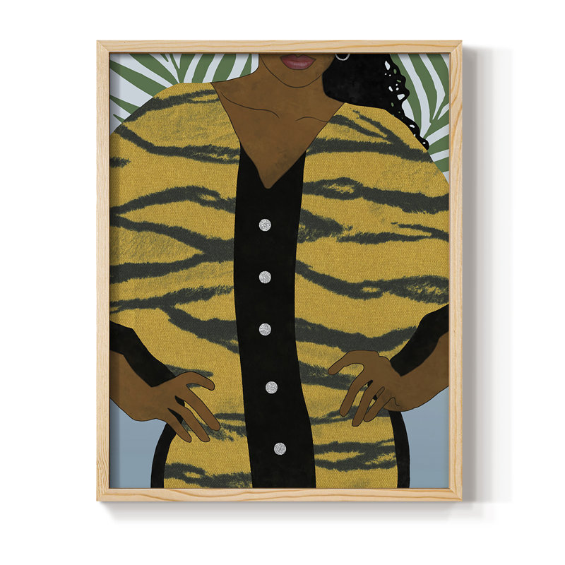 Her Style II Framed Print - Solid Wood