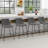 Bellino Upholstered Counter Stool with Metal Frame-210964605