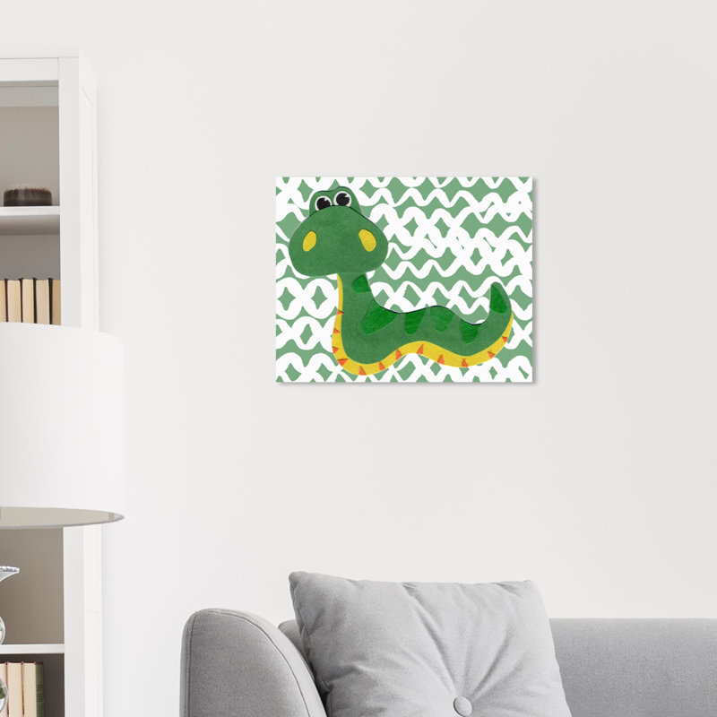 Art sur toile serpiente Farrar, H 17 po x l 20 po x P 1,5 po