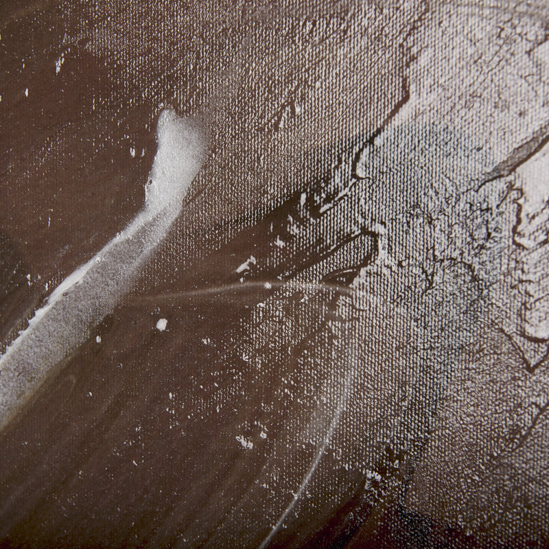 Harmonic III a Hand Embelished Textured Canvas, 41" H x 41" W x 1.5" D