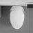 Unique Smart Toilet With Bidet Built In, Intelligent One Piece Toilet For Modern Bathroom, Auto Open/Close Seat, Foot Sensor, LED Display,Night Light, Warm Water & Dryer-114881522