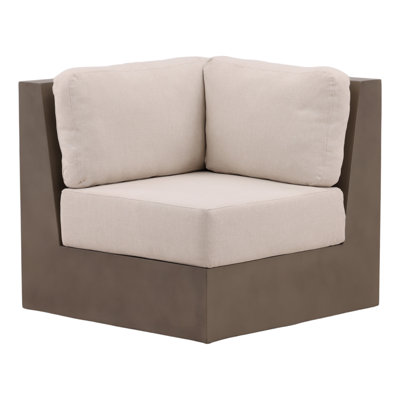 Kahlo Outdoor Modular Sectional - Corner Chair Cream