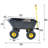 Folding Car Poly Dump Truck Garden Carts-89359471