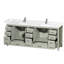 Sheffield 84" Double Bathroom Vanity Set-2065211265